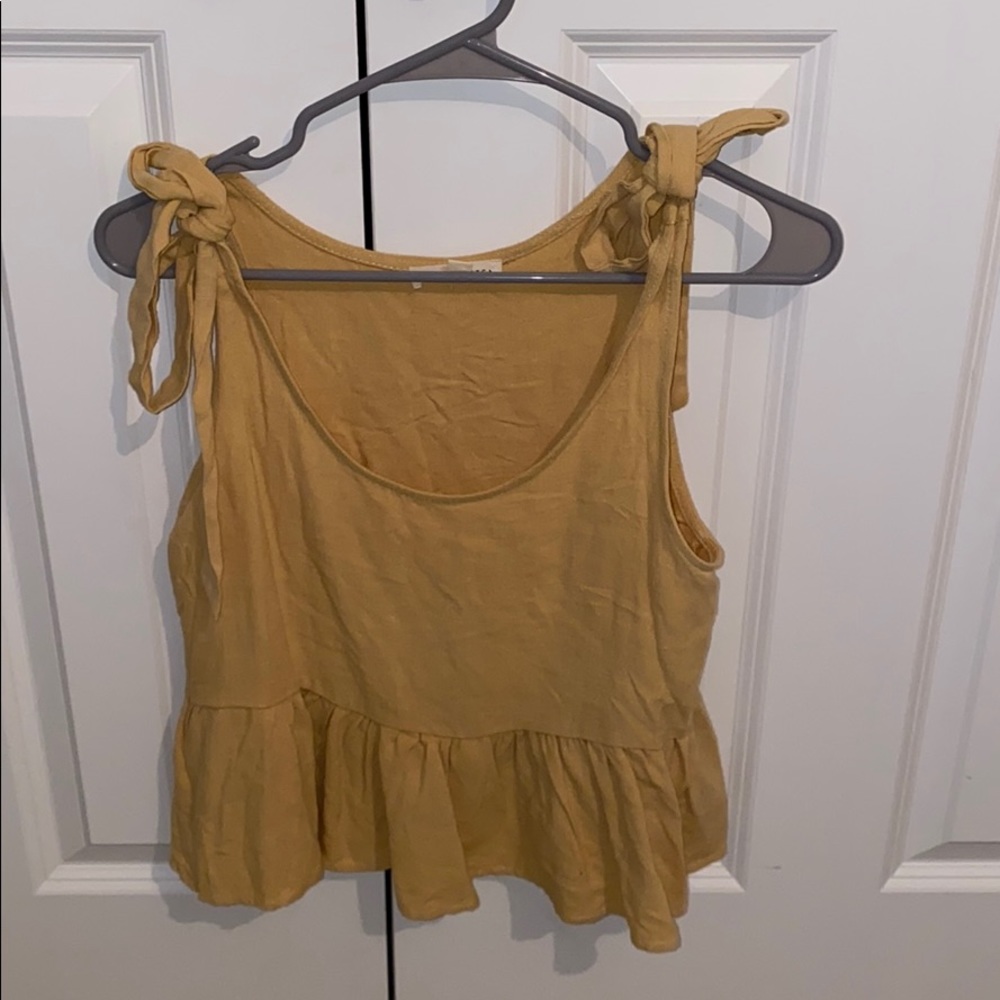 Pacsun - Yellow Tie Tank